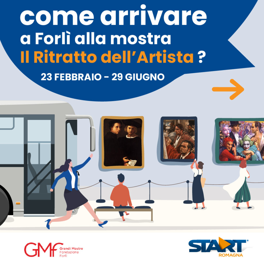 Raggiungi la mostra “Il Ritratto dell’Artista” in bus! Fino al 29 giugno, il Museo San Domenico di Forlì ospita un viaggio straordinario nell’arte con la mostra “Il Ritratto dell’Artista”. 